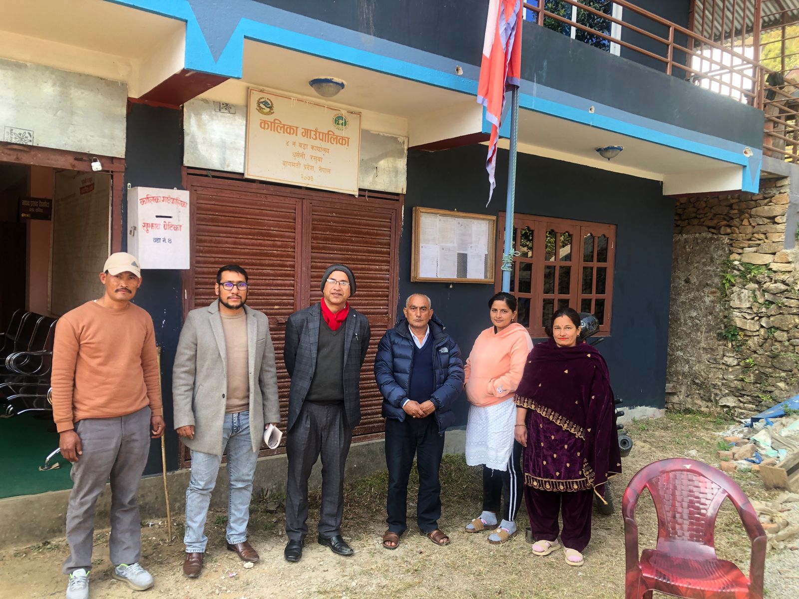 प्रशासनिक अनुगमन - कालिका वडा नं ४, धुसेनी